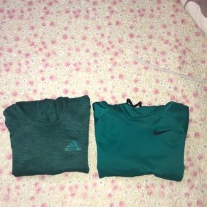 Nike and Adidas Hoodies